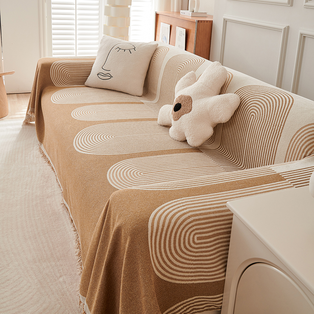 Nordic Kwastje Gooi Deken Vier Seizoen Sofa Cover Stof Anti-kat Krasbescherming Cover Sofa Deken Tapijt Reiskleed Kwasten