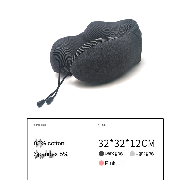 Multifunctionele Nekkussen U-Vormige Draagbare Memory Foam Head Cover Zachte Platte Dutje Reizen