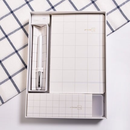 Student Stationery Set Primary High School Cute Cartoon Children's Notebook Pen Tape Eraser Pencil Sharpener: 68890A