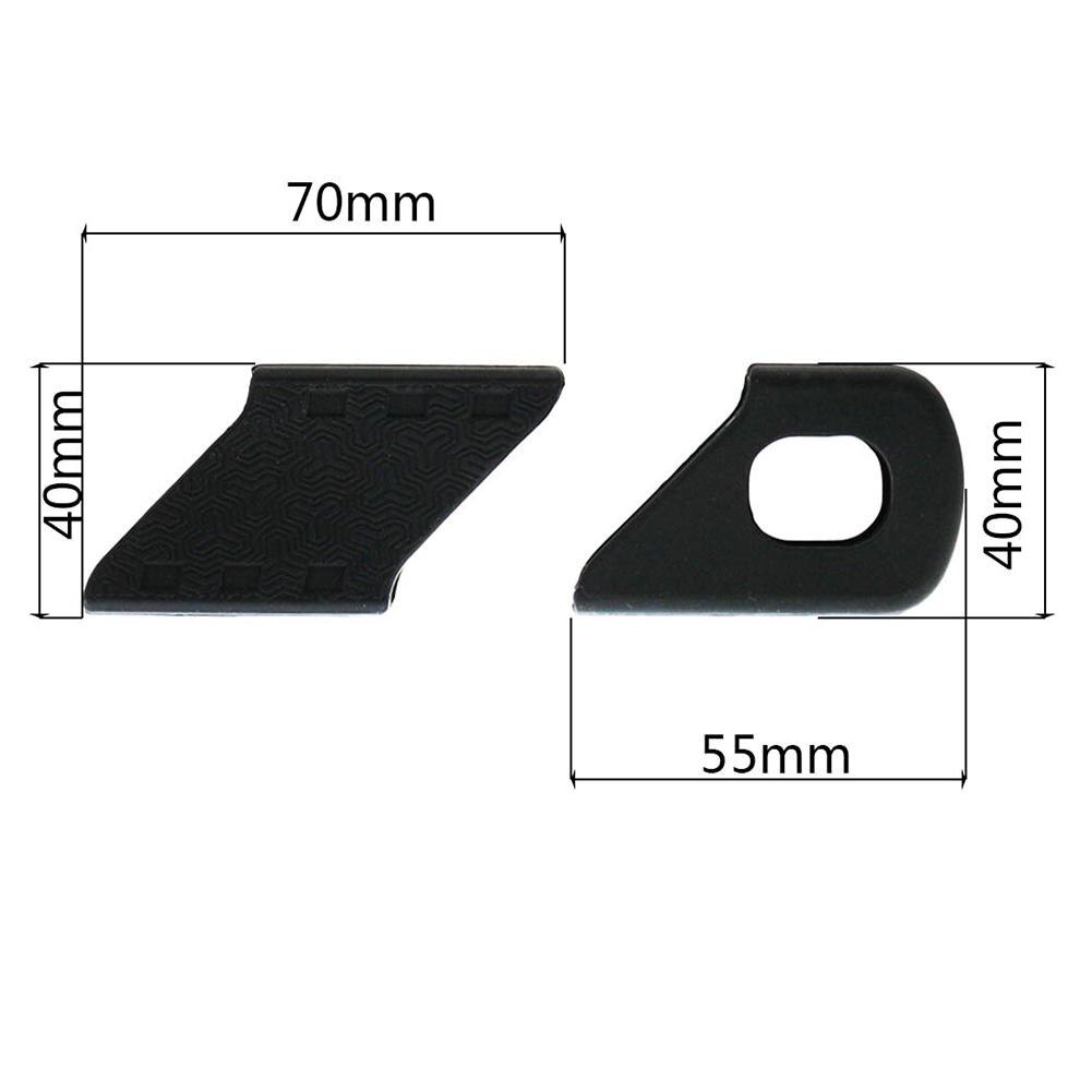 Protectores universales de silicona con tapa de manivela para bicicleta de montaña, Protector de bielas, 1 par