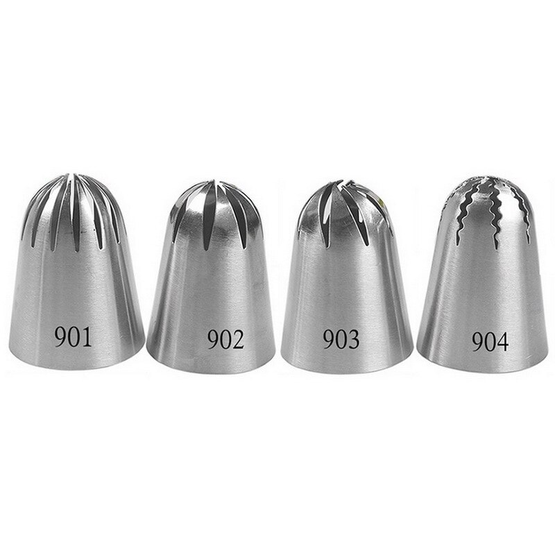 Gâteau décoration bouche cuisson décoration outils glaçage pâtisserie coloriage outils gâteau décoration outils: 4-piece set