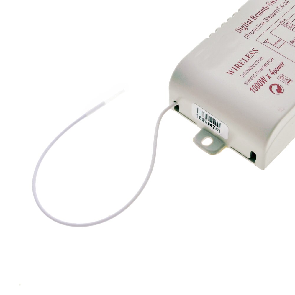 Wireless 4 Channels 220V Lamp Remote Control Switch Transmitter 360W swith for led bulbs