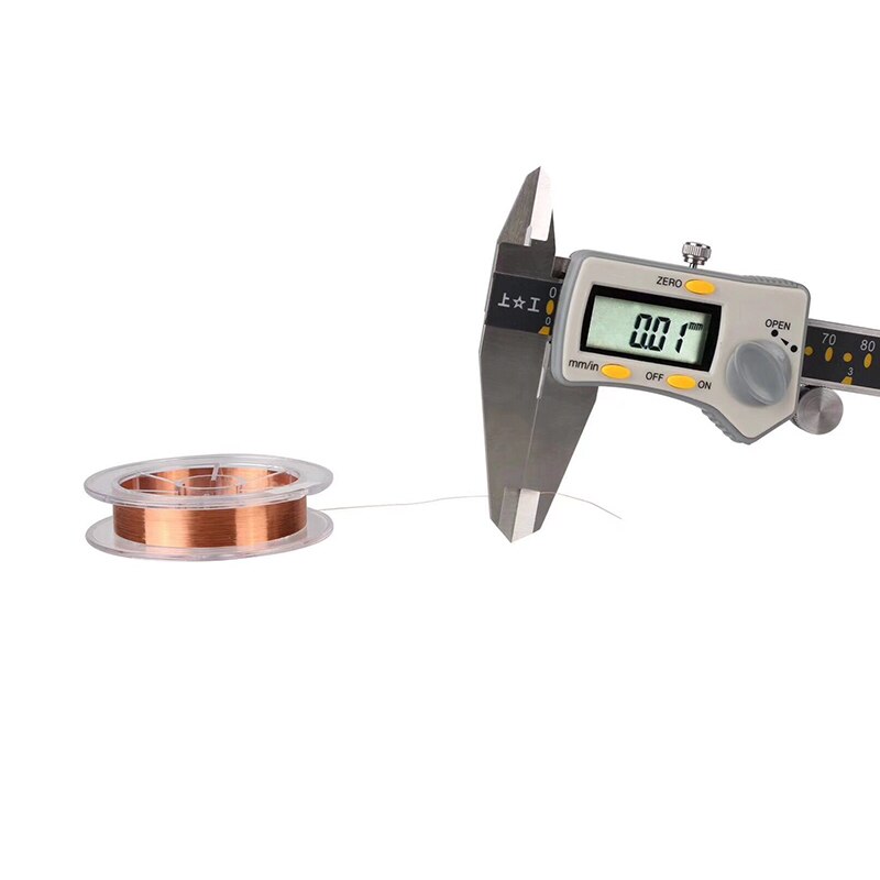 kasi 0.01mm 0.02mm * 120m Enameled Copper Wire Polyurethane Enameled Copper Line Soldering Solder For iPhone Chip conductor Wire