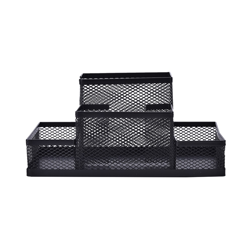Office Supplies Study Storage Mesh Cube Metal Stand Combination Holder Desk Desktop Accessories Stationery Organizer Pen Pencil