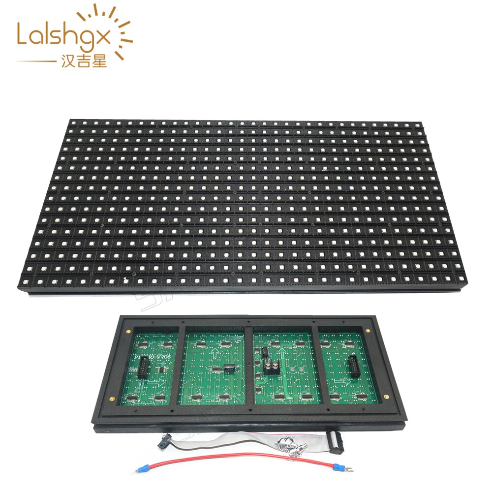 P10 led display module paneel raam teken winkel buiten deur  ip65 320*160mm 32*16 pixels rgb volledige kleur / enkele kleur matrix diy