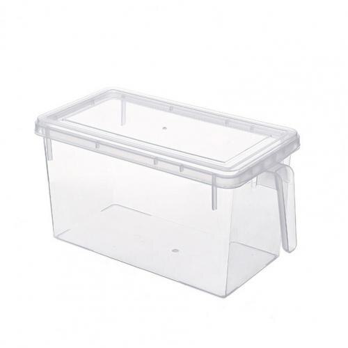 Storage Box Portable Refrigerator Fridge Sealed Food Fruits Storage Box Organizer Container Food Container Plastic Keep Fresh: Transparent