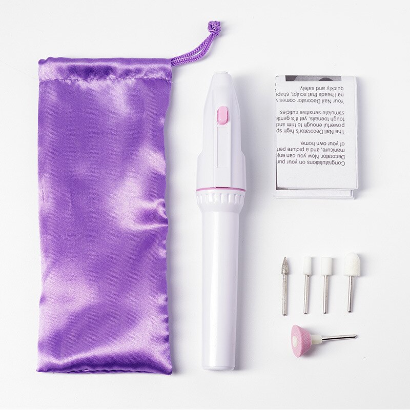 Electric Portable Mini Nail Drill Machine Kit Electric Manicure Drill Art Pen Pedicure Nail File Nail Art Tools Kit
