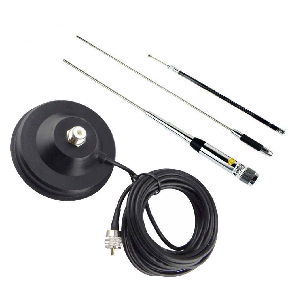 Quad band walkie talkie antenne hh -9000 29.6/50.5/144/430 mhz til tyt th -9800 mobilradio: 11.5cm magnetsæt