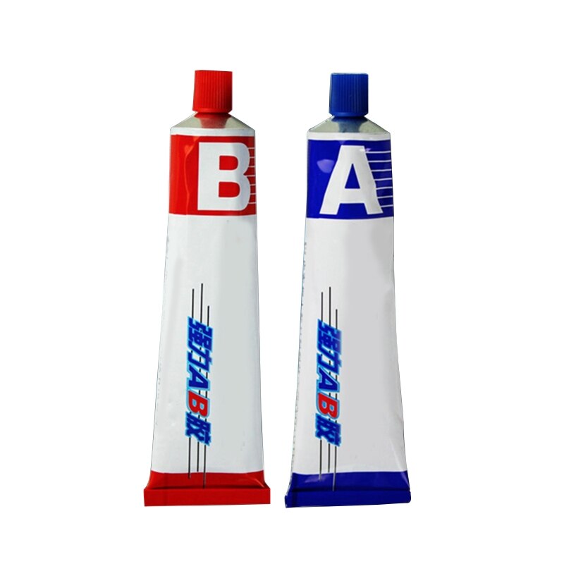 2Pcs Strong Adhesive Gel Industrial Heat Resistance Cold Weld Metal Repair Paste A&B Adhesive Gel: Default Title