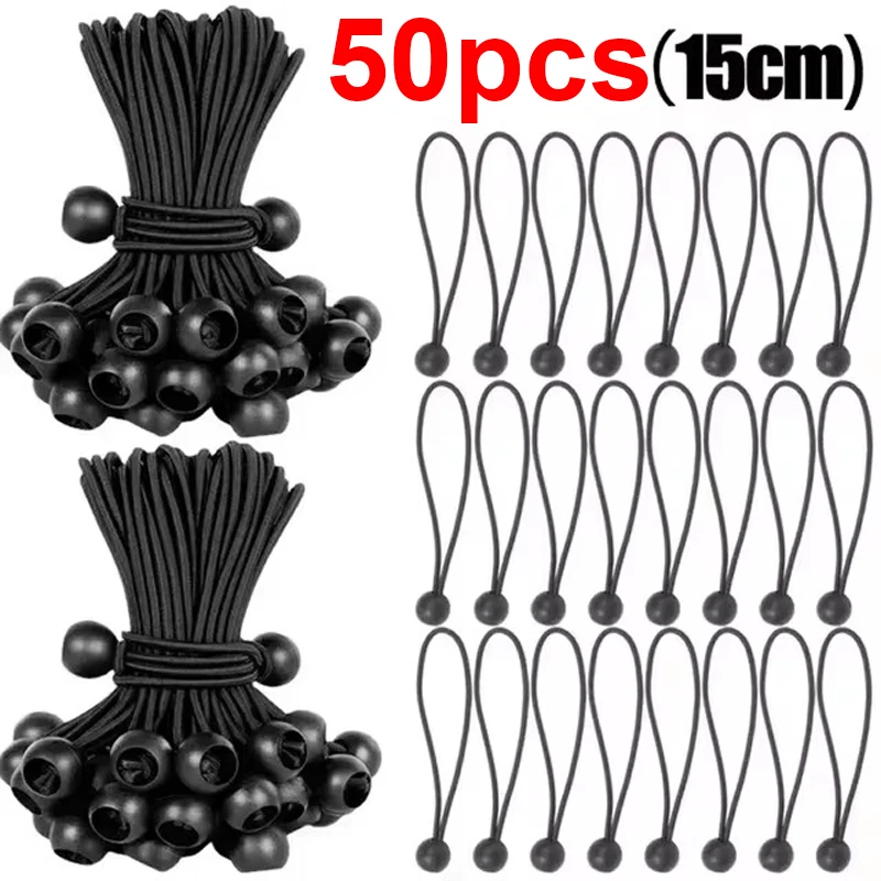 50/10 stücke Bungee Ball Planen Leinwand Flugzeug Fahnenmast Krawatten Schnur Enden Elastische Seil Spitze Feste Stiefel Pole Camping zelt Zubehör: Lila