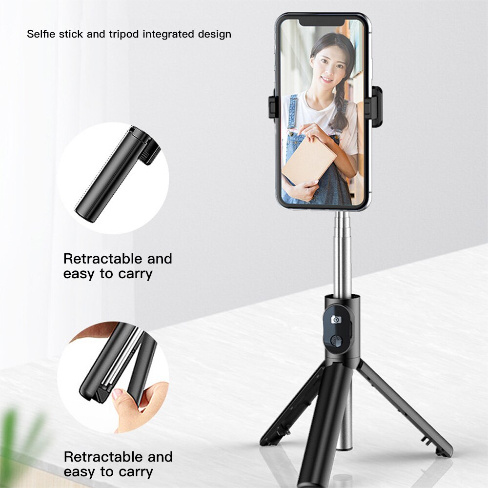 Bluetooth Selfie Bastone Stabilizzatore per Telphone Del Supporto per Il Telefono Cellulare cellulare stabilizzatore handheld gimbal selfy bastone treppiede