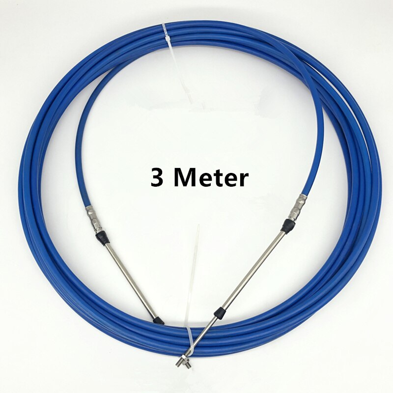 Jaycreer Buitenboordmotor Afstandsbediening Gashendel Shift Kabel Voor Yamaha Honda Nissan Tohatsu Suzuki Volvo Johnson......: 3 Meter
