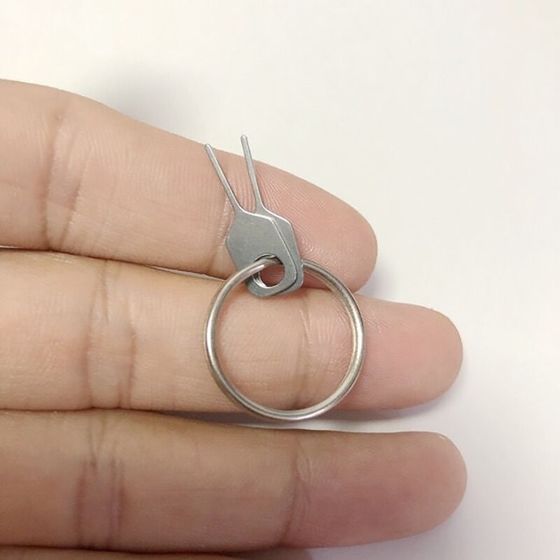 2 Stuks Sim Card Tray Removal Eject Pin Key Tool Roestvrijstalen Naald Voor Iphone Ipad Samsung Voor Huawei Xiaomi