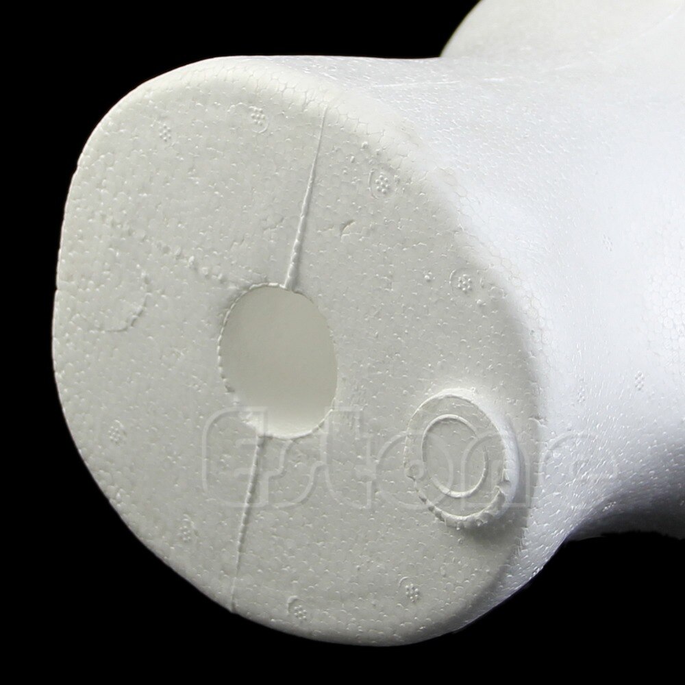 Mannelijke piepschuim mannequin mannequin schuimhoofd model bril hoed pruik displaystandaard