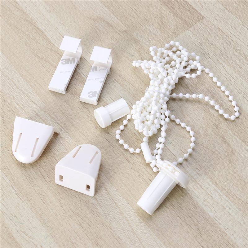 Pvc 17mm zebra rullgardin persienner pärlstav kedjesnöre koppling persienner kopplingar persienner kopplingssats (vit)