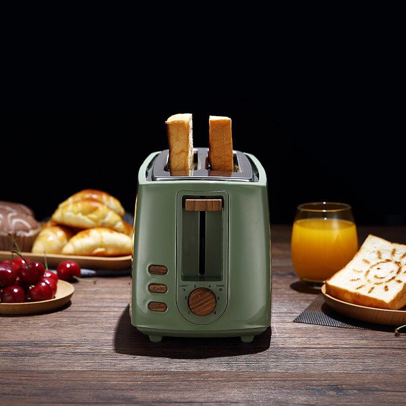 Stainless steel Electric Toaster Household Automatic Bread Baking Maker Breakfast Machine Toast Sandwich Grill Oven 2 Slice