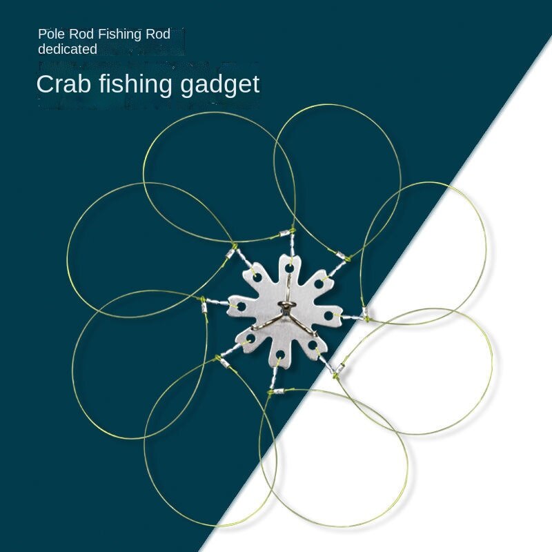 Ensemble d&#39;anneaux de pêche en forme de crabe, équipement tueur de homard, 6 anneaux, nouveauté 8/12