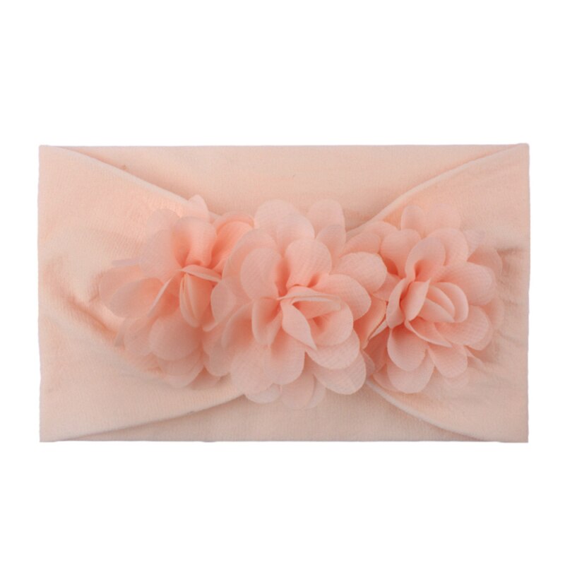 Baby Elastische Hoofdband Tulband Zomer Leuke Chiffon Bloem Haarbanden Voor Baby Meisjes Kids Peuter Haar Accessoires Rekwisieten: 13