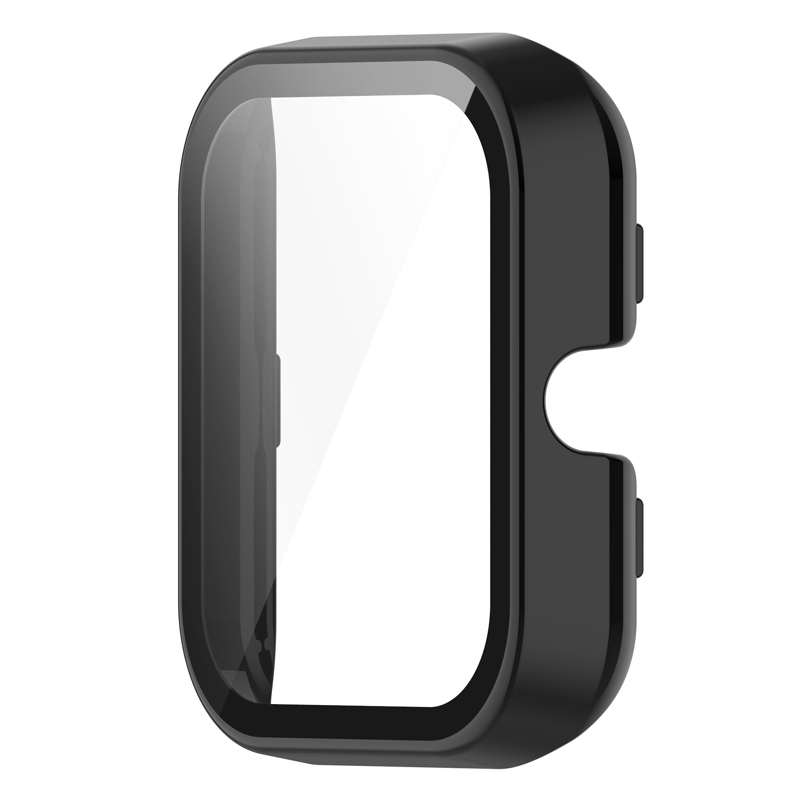 Case + Glass for Amazfit Bip 3 / 3 Pro Screen Protecor All Around Coverage Protective Bumper Case Cover Anti-scratch Accessories: XS / WHITE