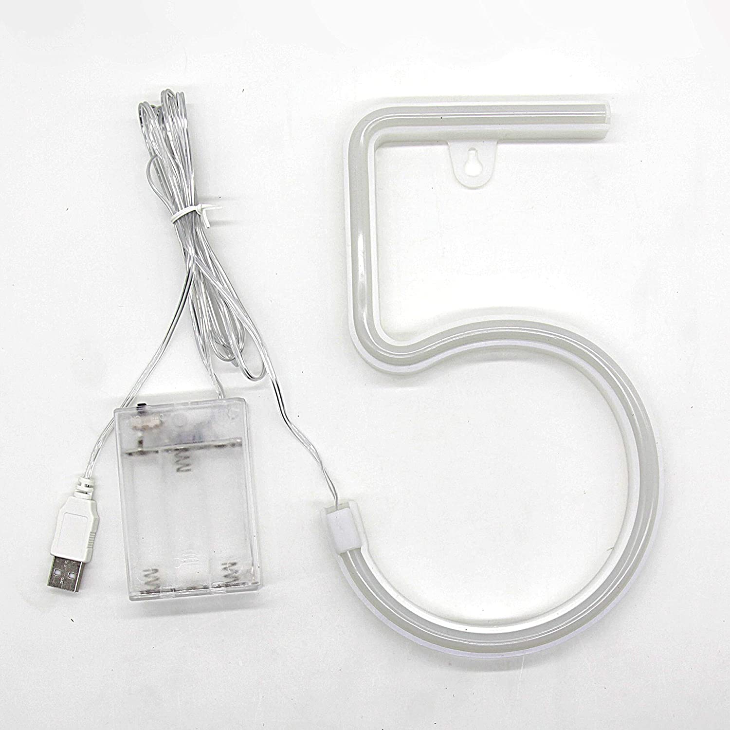 LED Neon- Zahlen Licht USB Batterien Zeichen für Nacht Helle Lampe Heimat Zauberstab Dekor Geburtstag Hochzeit Party Weihnachten Zimmer Dekoration