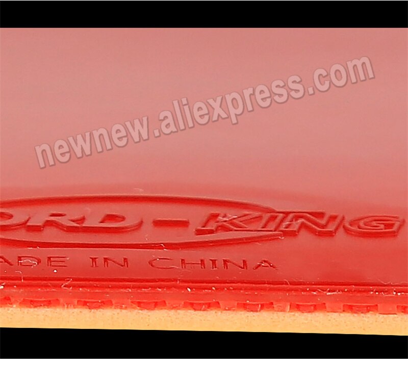 Schwert König Tischtennis Gummi mit Schwamm für Faser Klinge Klebrigkeit Hohe Dreh Nationalen Team