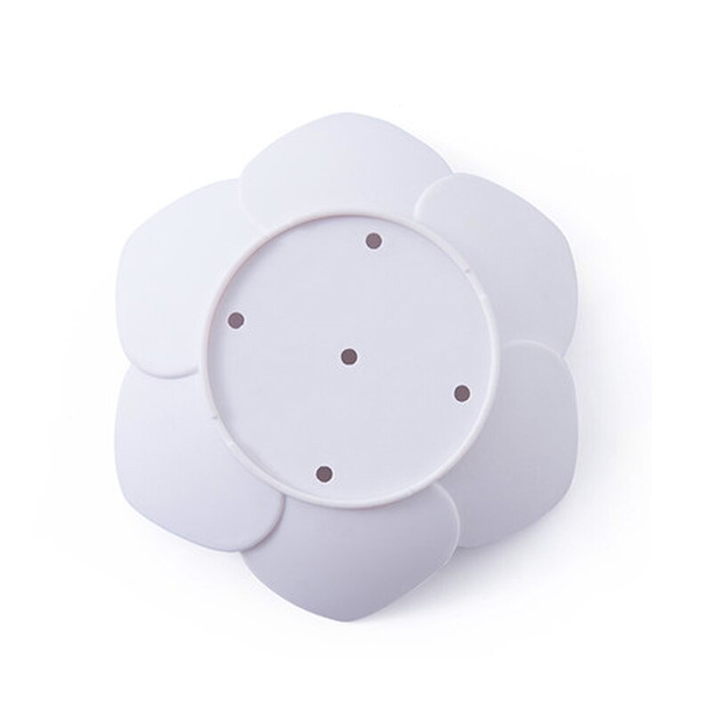 Silicone Kitchen Soap Drain Tray Lotus Shape Soap Holder Bathroom Soap Drain Storage Dish