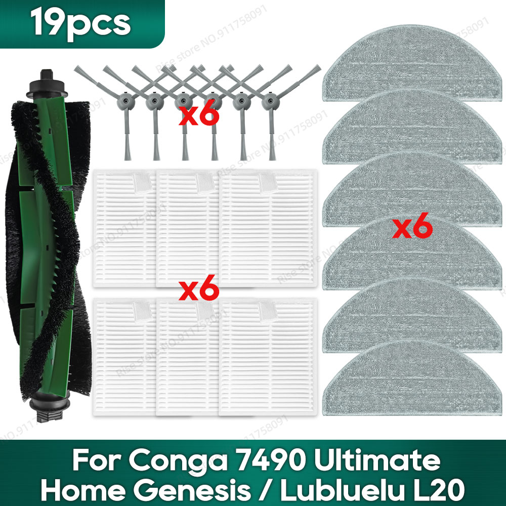 Compatible for Conga 7490 Ultimate Home Genesis, Conga 8490 Ultimate Ultra Power Home, Lubluelu L20 Spare Parts: light green