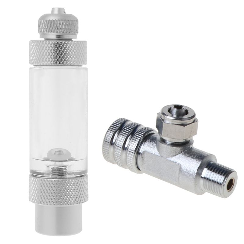 Aquarium  co2 regelaar naaldventiel afstellingsset bubbelkleppen teller mini  co2 enkel/dubbel kopsysteem voor aquarium: 1