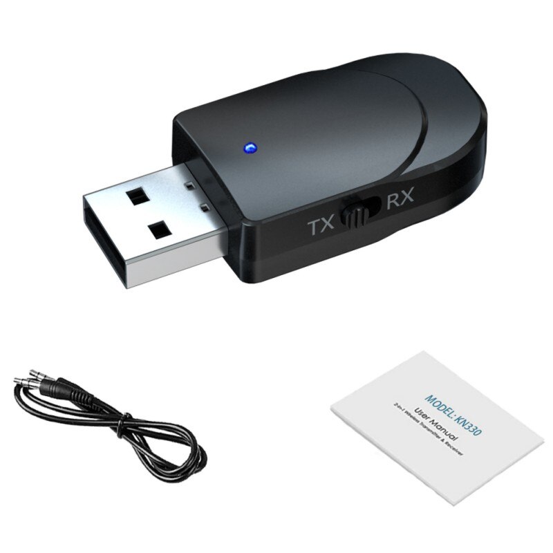 2 in 1 Wireless Audio Transceiver Bluetooth 5,0 Empfänger Sender 3,5mm Adapter Für PC Laptop