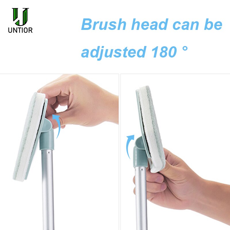 UNTIOR – brosse de salle de bain à Long manche, évolutive, éponge de remplacement, vadrouille, baignoire, carrelage, brosse de nettoyage de sol, outils de nettoyage de vitres en verre