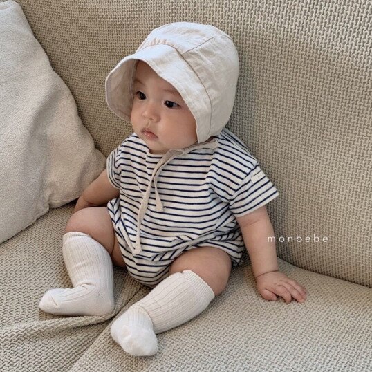 Baby Meisjes Kleding Korte Mouw Baby Bodysuit Baby Meisje Zomer Outfits Katoen Gestreepte Jumpsuit Baby Jongens Bodysuits