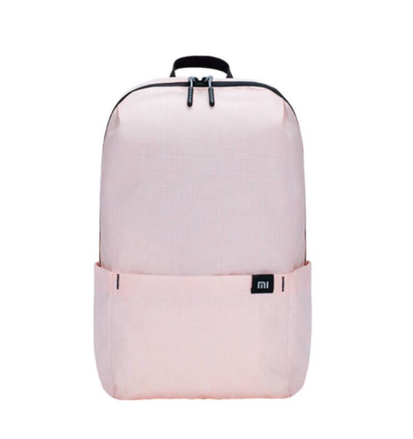 100 % Original Xiaomi 9 Color Small Back Mi pack Big star version 10L Capacity Anti-Water Bag Mi Many Color Lovers Couple pack: Light pink