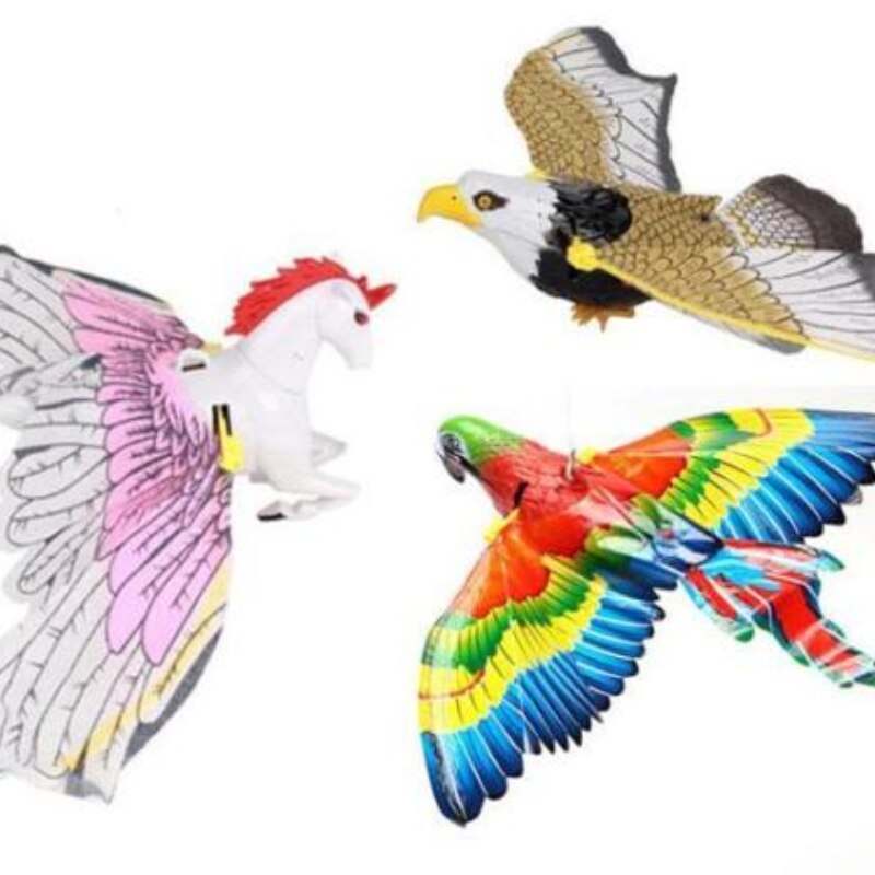 Nyhed flash simulation elektrisk flyvende ørn fugl rotere interaktivt legetøj børn børn