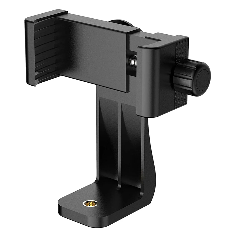 Tripod Mount Universal 360 Rotatable Mobile Phone Clip Compatible With 1/4 Screw Cellphone Holder Desk Tripod Adapter For iphone