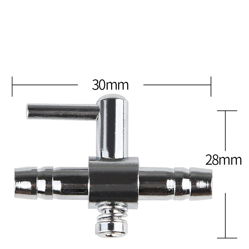 1-8 Way Aquarium Air Splitter Valve Fish Tank Air Pump Flow Splitter Distributor Pump Valve Tap Lever Control Switch Valve: 1