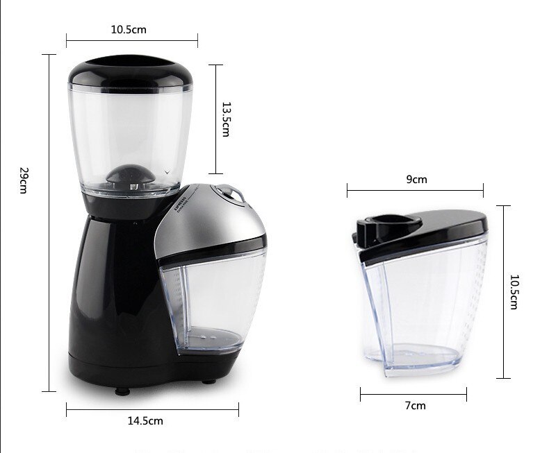220v Mitto 200W High Power burr Coffee Grinder/electric coffee mill/Electric Grinding Machine Beans Nuts Grinders