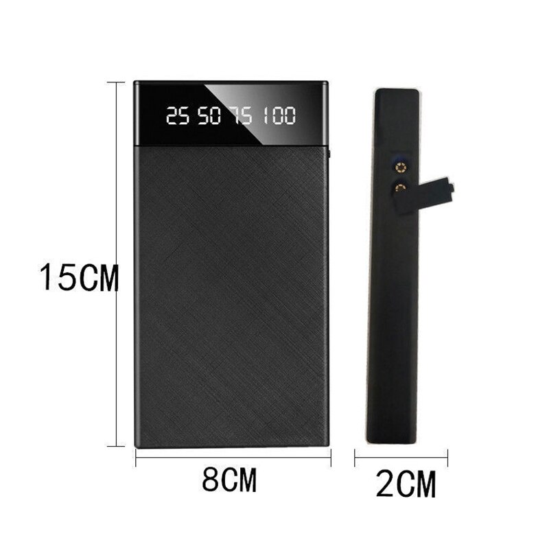 Car battery converter portable mini ultra-thin car jump starter mobile power 12V 10000mAh engine battery charger booster