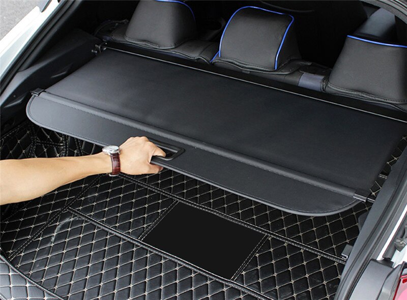 For Zwarte Auto Achter Cargo Cover Kofferbak Schild Security Cover Pakket Plank Voor Toyota C-HR Chr