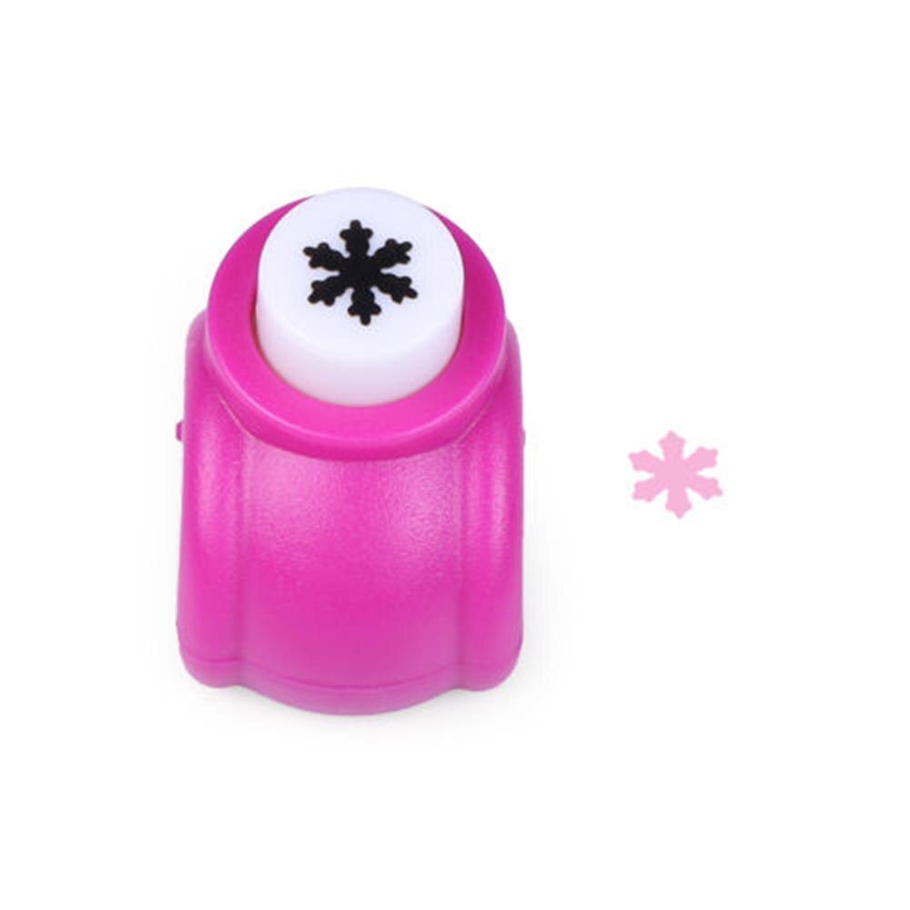 1PCS Kids Toy Stamp Child Mini Printing Paper Hand Shaper Stamp Mold Scrapbook Tags Cards Craft DIY Punch Cutter Tool: snow