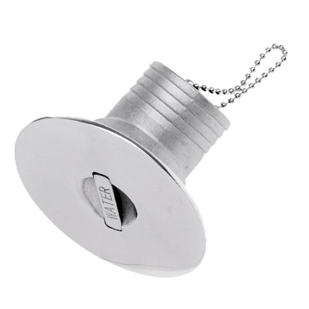 ISURE MARINE Grade Stainless Steel Hardware Boat Deck Water Filler 1-1/2" 45 Degree