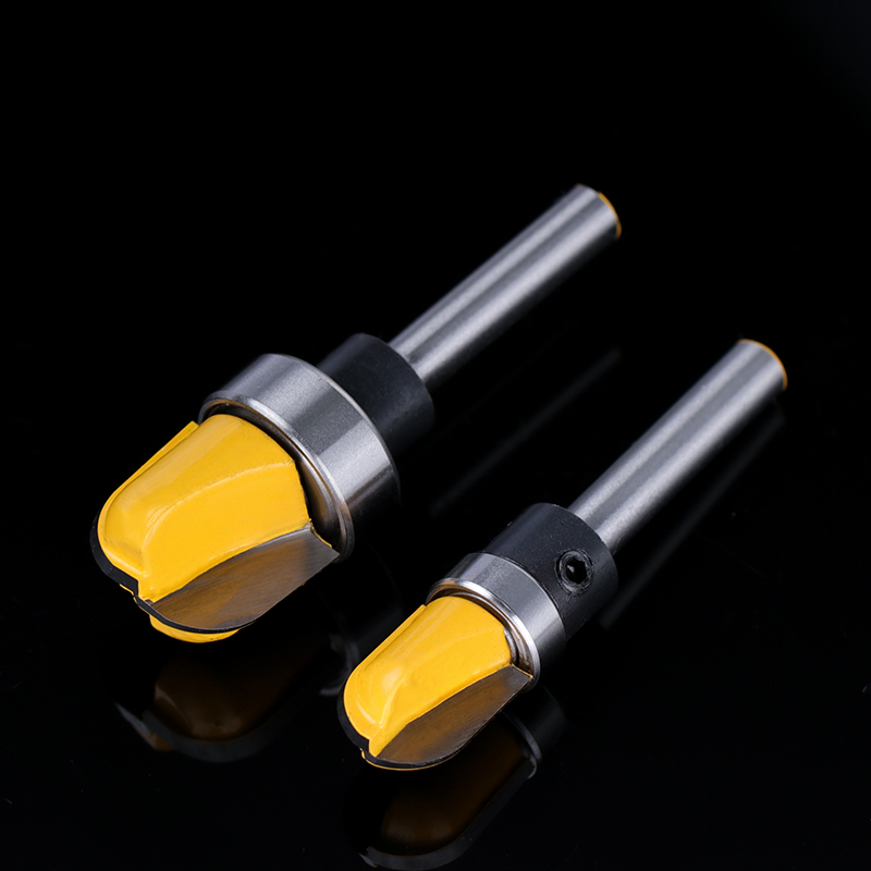 Xcan træfræserbit 6mm skaft 3/4-1/2 diameter skålbakke fræserbit rundnæse fræser til træskæreværktøj