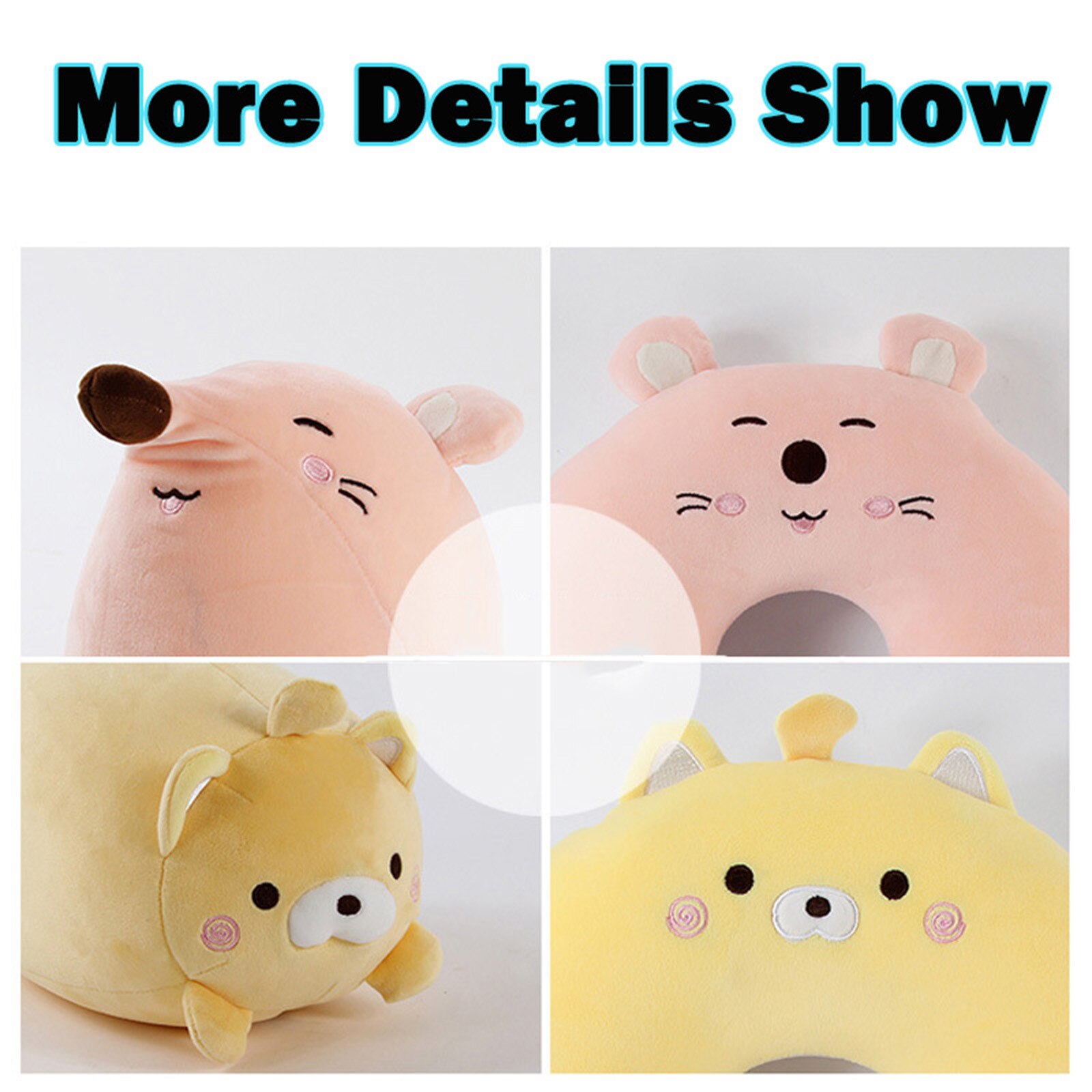 Plush Toy Cartoon Pillow Soft Dolls Adults Soft Comfortable Pillow Cartoon Indoor Animal Doll Pillow Hoilday Suffed Toys