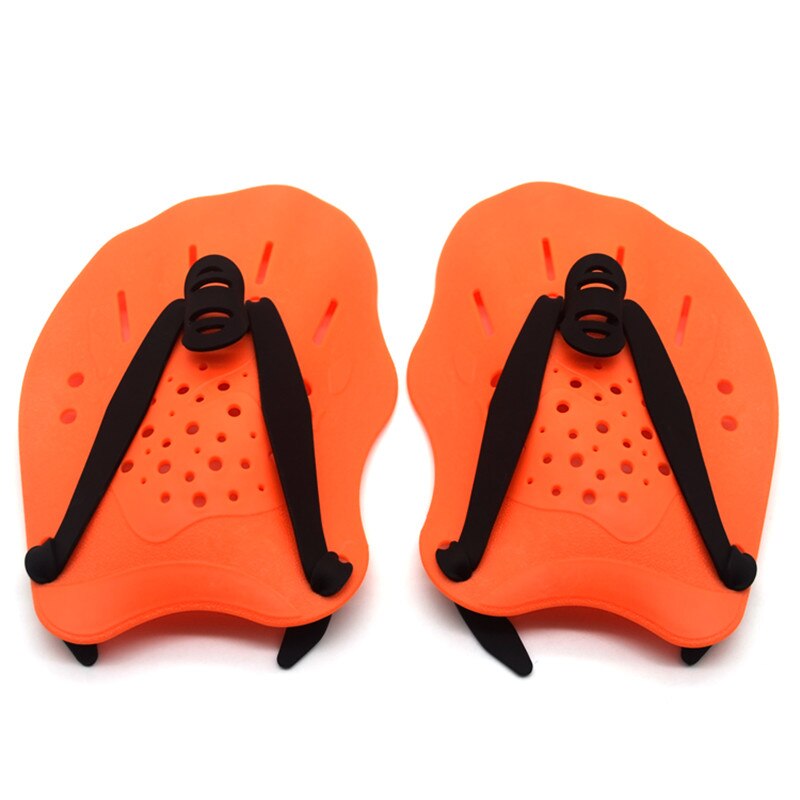Palas de natación ajustables para entrenamiento, manoplas de mano, almohadillas, aletas, para hombres, mujeres y niños