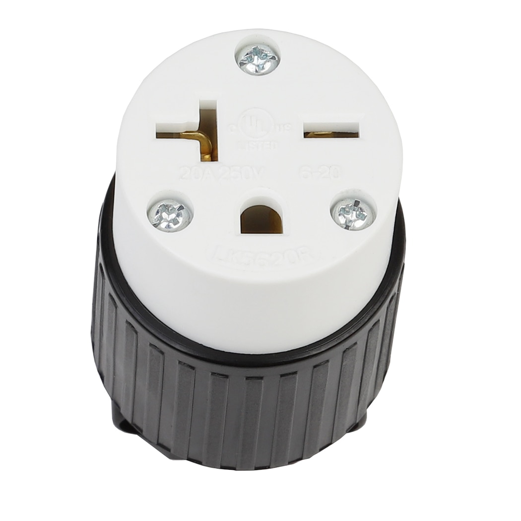 NEMA US Anti 6-20R Female Industrial Plug Direct Connector , NEMA 6-20R Self-wiring female socket,20A 250V