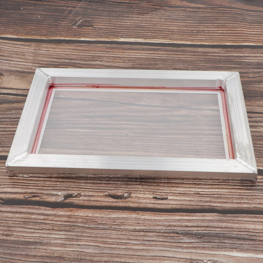 Pre-Stretched Aluminum Silk Screen Printing Frame with 43 tpi White Mesh