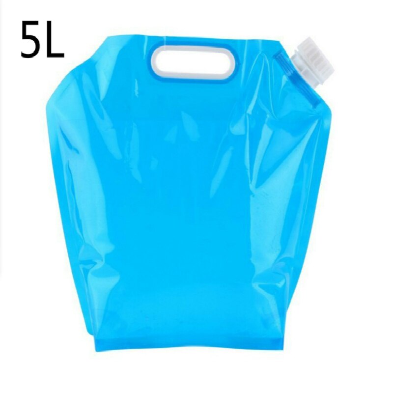 Outdoor Water Zakken Opvouwbare Draagbare Drinken Kamp Koken Picknick Bbq Klimmen Water Container Bag Carrier Auto 5L/10L Water tank