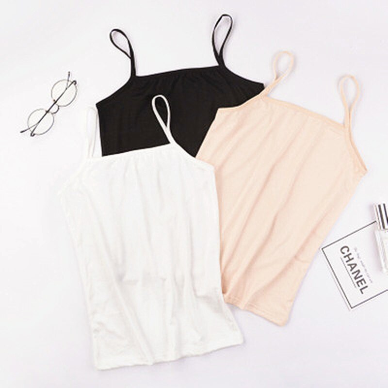 1Pcs Vrouwen Crop Top Mouwloos Shirt Sexy Zomer Sexy Camisoles Slim Lady Bralette Padded Tops Strap Skinny Vest Hemdje
