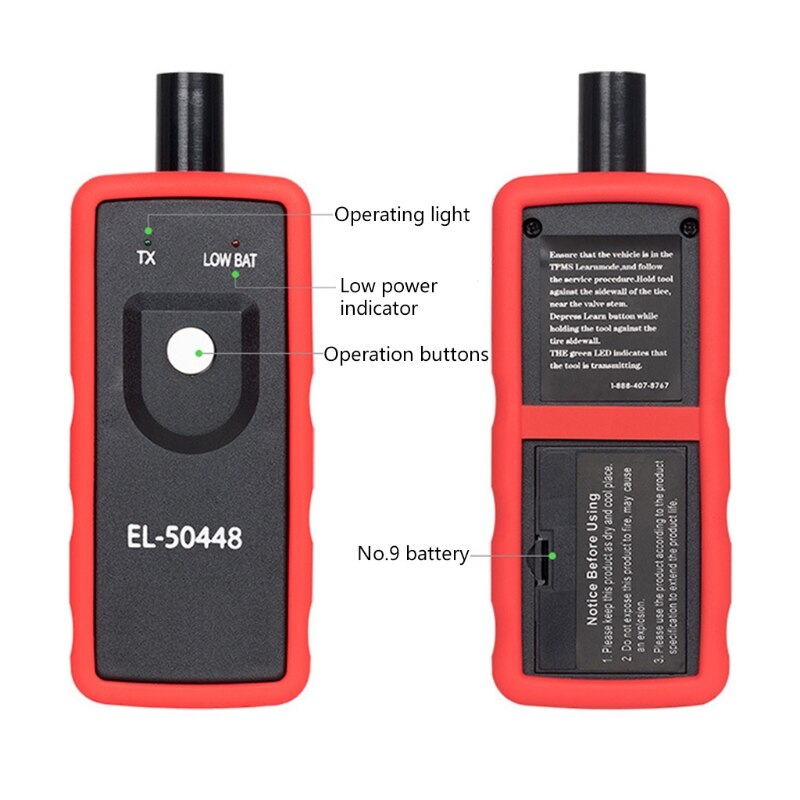 TPMS réinitialiser l'outil réapprendre le système de surveillance automatique de capteur de pression des pneus pour les véhicules GM Opel