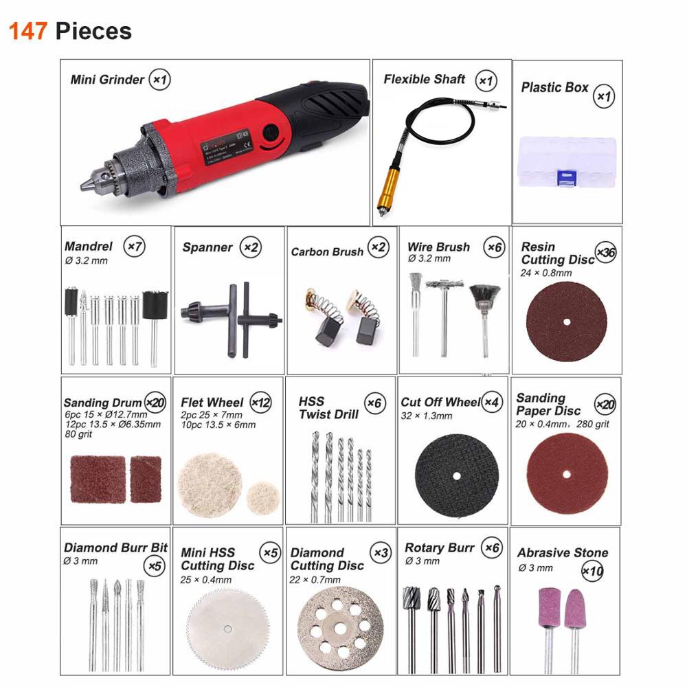 Goxawee 220V Elektrische Grinder Elektrische Boor Stiftslijper Dremel Stijl Graveren Mini Boor Gereedschap Polish Boren Machine