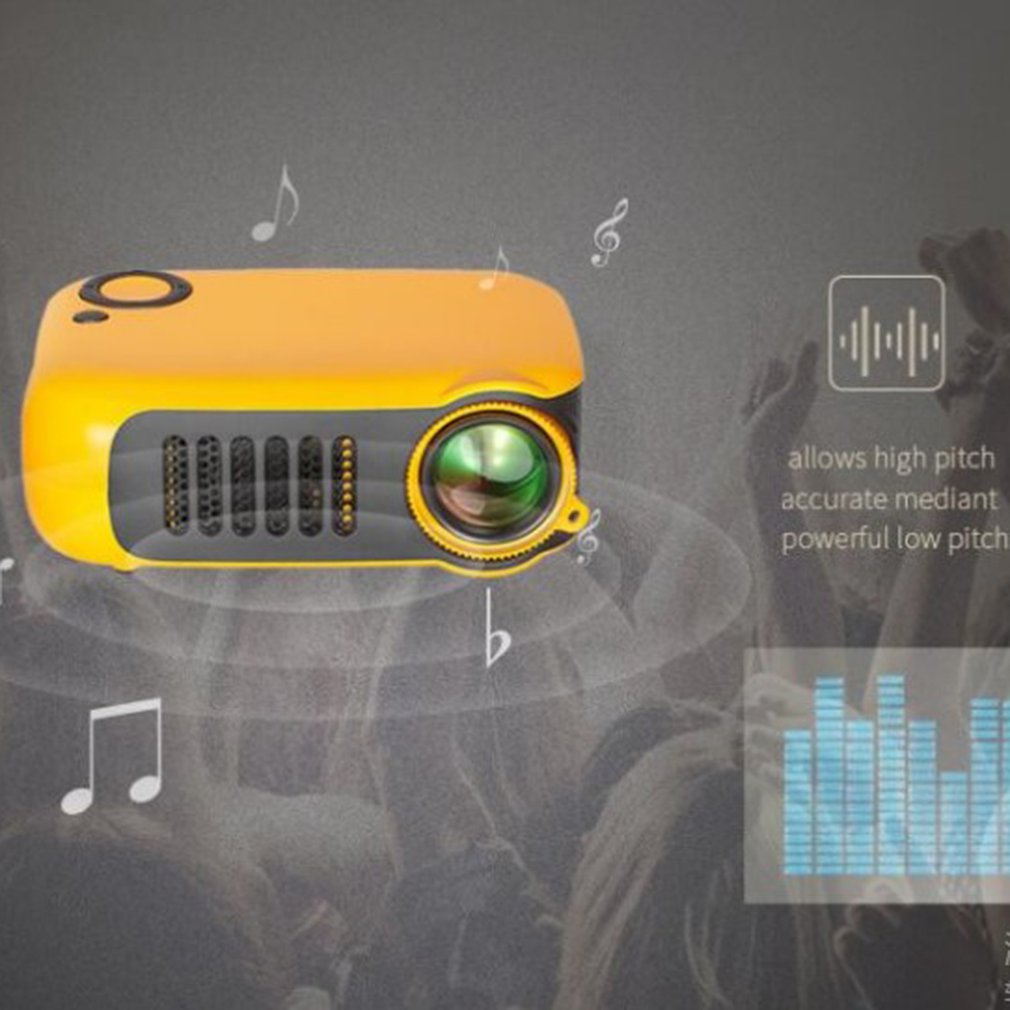 Mini Led Pocket Projector High Definition Home Outdoor Beamer Usb Film Oplaadbare Video Draagbare Projector